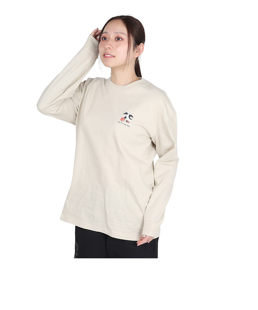 チャムス（CHUMS）長袖Tシャツ チャムスボウル ロングスリーブTシャツ CH11-2514-G057 グレー バックプリント 耐久性