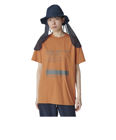 スノーピーク（snow peak）半袖Tシャツ SPW Tour 2025 T-Shirt TS-25SU102 054 速乾