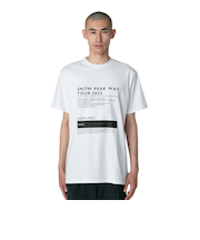 スノーピーク（snow peak）半袖Tシャツ SPW Tour 2025 T-Shirt TS-25SU102 001 速乾