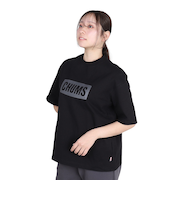 チャムス（CHUMS）半袖Tシャツ ヘビーウェイト チャムスロゴTシャツ CH11-2271-K001 ブラック オーバーサイズ