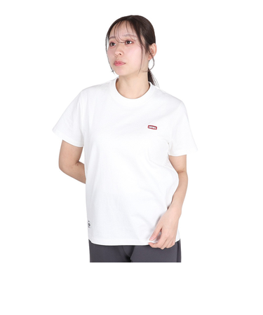 チャムス（CHUMS）半袖Tシャツ エルブレスコラボ LB ロゴ Glow Tシャツ CH11-2574-W001 ホワイト 蓄光 綿100