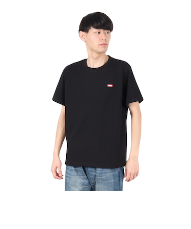 チャムス（CHUMS）半袖Tシャツ エルブレスコラボ LB ロゴ Glow Tシャツ CH01-2574-K001 ブラック 蓄光 綿100
