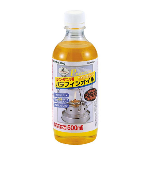 キャプテンスタッグ（CAPTAIN STAG）ランタン用パラフィンオイル 500ml イエロー M9641