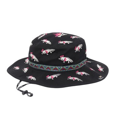 ゴースローキャラバン（GOSLOWCARAVAN）ライトキャンバス刺繍 キャンパーハット 342904 BLK