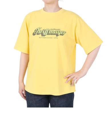 クリフメイヤー（KRIFF MAYER）ピグメントプリントTシャツ W2447203 55 YELLOW