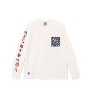 チャムス（CHUMS）アニマルズポケットロングスリーブTシャツ CH01-2512-W001