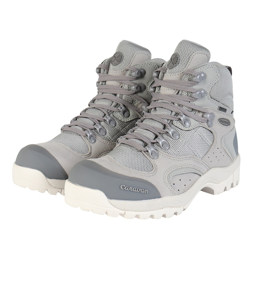 キャラバン(Caravan)トレッキングシューズ ハイカット 登山靴 C1_02S 0010106125 ライトグレー