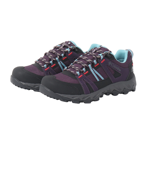 コロンビア(Columbia)ハイキングシューズ 登山靴 セイバー オムニテック ロー YL5694 563 パープル 防水透… コロンビア（Columbia）ハイキングシューズ 登山靴 セイバー オムニ