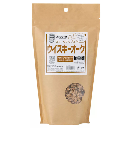 ソト（SOTO）燻製 チップ スモークチップ スモークウッド キャンプ スモークチップス ウィスキーオーク ST-1393C