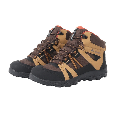 コロンビア（Columbia）トレッキングシューズ ハイカット 登山靴 セイバー オムニテック ミッド YM7151 779 ブラウン