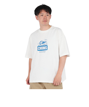 チャムス（CHUMS）半袖Tシャツ スペースブービーTシャツ CH01-2545-W001 ホワイト 綿100 オーバーサイズ