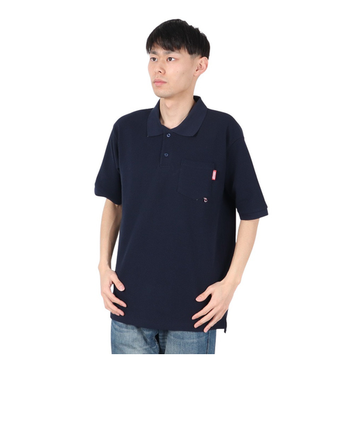 コールマン（Coleman）鹿の子 半袖ポロシャツ X6530A NVY