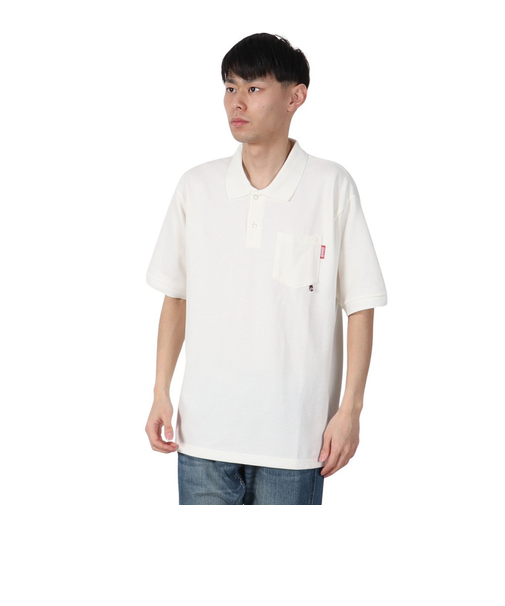 コールマン（Coleman）鹿の子 半袖ポロシャツ X6530A WHT