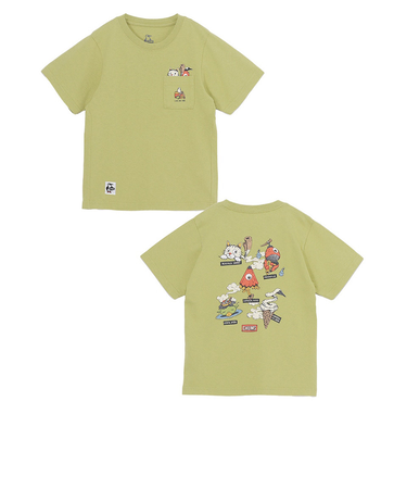 チャムス（CHUMS）ジュニア アンチバグフードヨーカイポケットTシャツ CH21-1362-M118