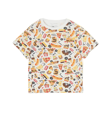 チャムス（CHUMS）ジュニア パターンドTシャツ CH21-1376-Z351