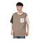 コールマン（Coleman）バイカラー ポケット 半袖Tシャツ X5534A BEG
