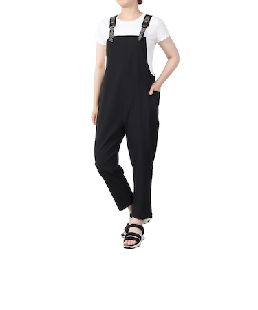 サンブラス オーバーオール 19810852 ブラック 速乾