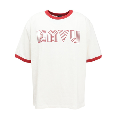 ツイストロゴ リンガー 半袖Tシャツ 19822228