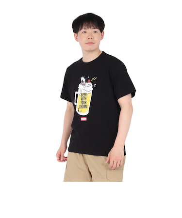 チャムス（CHUMS）AtBg 乾杯 Tシャツ CH01-2570-K001 ブラック
