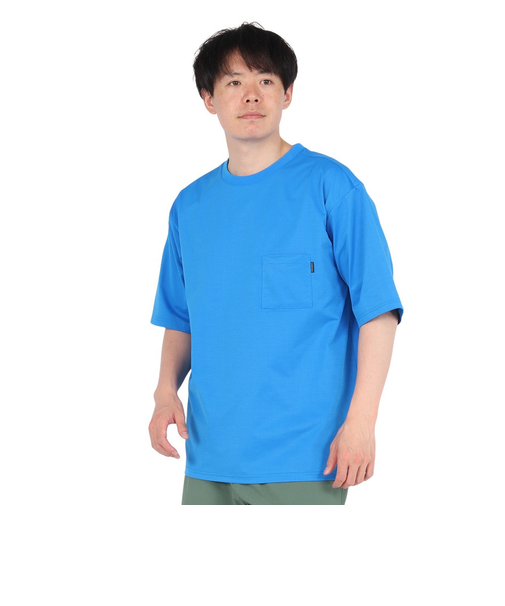 ザ・ノース・フェイス（THE NORTH FACE）半袖Tシャツ ショートスリーブエアリーポケットティー NT12447 HB ブルー