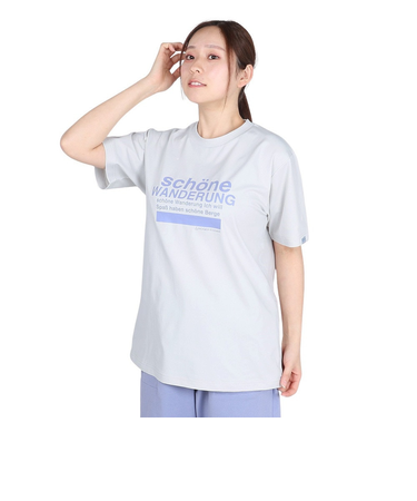 半袖Tシャツ ユングフラウ RE25SUK5620009 NTL ライトグレー 速乾