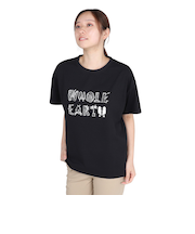 ホールアース（Whole Earth）半袖 ロゴ Tシャツ WE2TDZ54 BLK ブラック 速乾