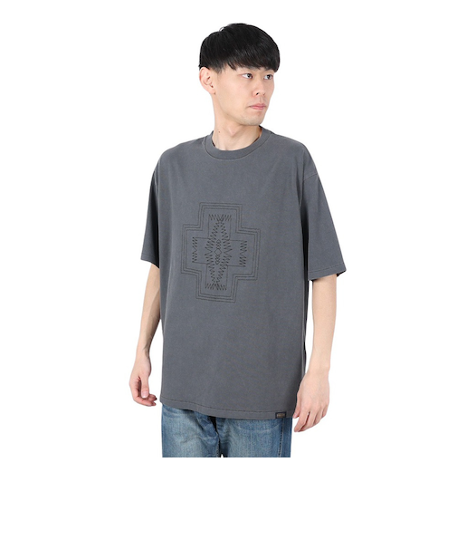 ペンドルトン(PENDLETON)半袖Tシャツ ロンT Pigmentdye 19807031 CCL チャコールグレー