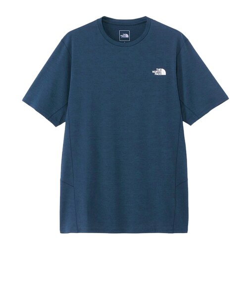 ザ・ノース・フェイス（THE NORTH FACE）半袖Tシャツ フラッシュドライスリーディークルー NT12204 UN ネイビー 速乾