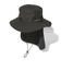 帽子 ハット トレッキング 登山 H INS SUNSHADE HAT RE25SST5700021 BLK