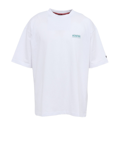 ボンファイア（Bonfire）半袖Tシャツ Mount range 50BNF5SCD2375 WHT ホワイト