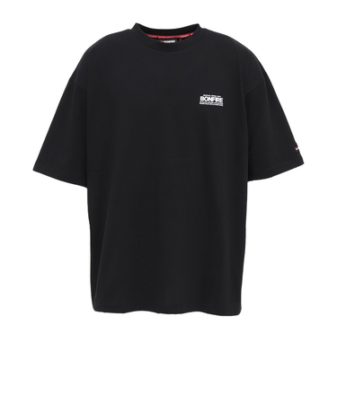 ボンファイア（Bonfire）半袖Tシャツ Mount range 50BNF5SCD2375 BLK ブラック