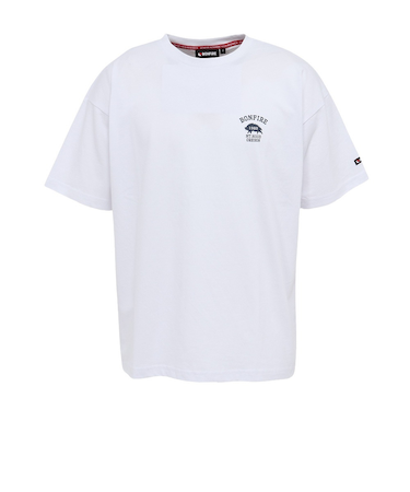 ボンファイア（Bonfire）半袖Tシャツ Wild boar 50BNF5SCD2374 WHT ホワイト