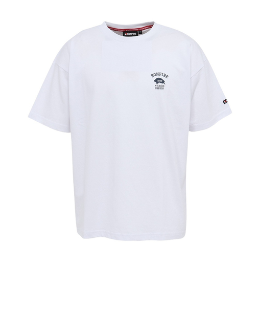 ボンファイア（Bonfire）半袖Tシャツ Wild boar 50BNF5SCD2374 WHT ホワイト