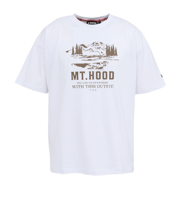 ボンファイア（Bonfire）半袖Tシャツ Oregon Forest 50BNF5SCD2376 WHT ホワイト