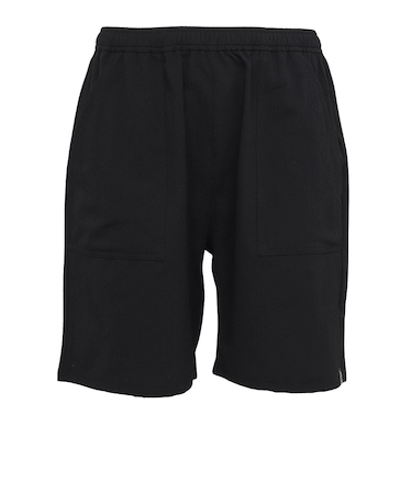 ゴースローキャラバン（GOSLOWCARAVAN）ストレッチサッカー 無地ショーツ 346122 BLK 速乾