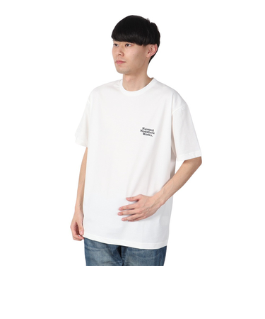マーモット（Marmot）半袖Tシャツ MMW エンブロイダリーTシャツ MTSS25MST064-C002 ホワイト 速乾