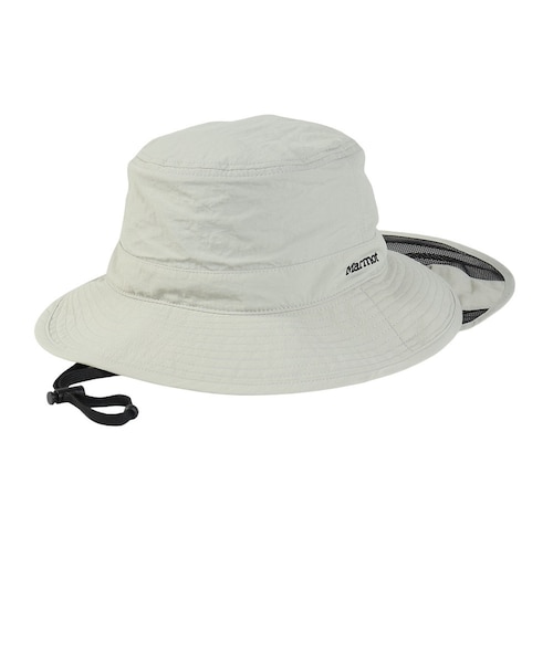【タグ付き未使用】ムータマリン サンシェードハット 白 マーモット（Marmot）帽子 ハット トレッキング 登山 サンシェード