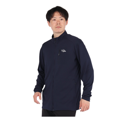POLEWARDS(POLEWARDS)長袖Tシャツ ロンT Fusiondry PP ジップジャケット PW2TJB02 NVY ネイビー