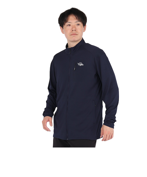 POLEWARDS(POLEWARDS)長袖Tシャツ ロンT Fusiondry PP ジップジャケット PW2TJB02 NVY ネイビー