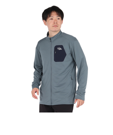 POLEWARDS(POLEWARDS)長袖Tシャツ ロンT Fusiondry PP ジップジャケット PW2TJB02 BLU ブルー