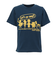 クリフメイヤー（KRIFF MAYER）ジュニア 楽LUCK-Tシャツ 勇者キャンプ J2444300:79:NAVY