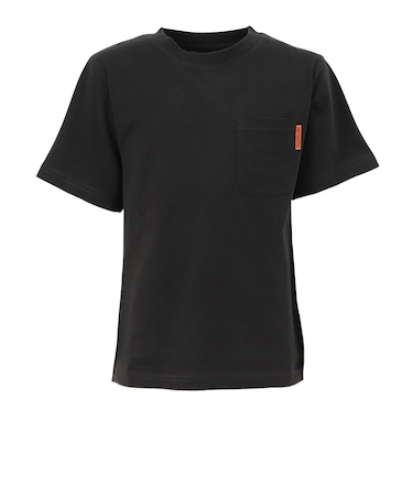 クリフメイヤー（KRIFF MAYER）ジュニア 楽LUCK-Tシャツ ロゴ J2444305:17:CHARCOAL 速乾