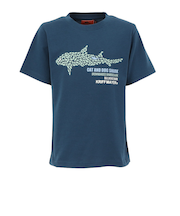 クリフメイヤー（KRIFF MAYER）ジュニア 楽LUCK-Tシャツ サメ J2444307:79:NAVY