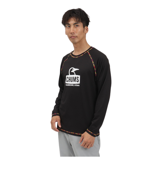 チャムス（CHUMS）スプラッシュ ブービーフェイス ロングスリーブTシャツ CH01-2541-K094