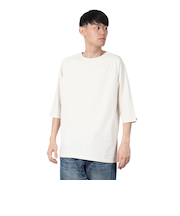 ソリッド ベースボール 半袖Tシャツ 19822213 アイボリー