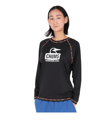 チャムス（CHUMS）スプラッシュ ブービー フェイス 長袖 Tシャツ CH11-2541-K094