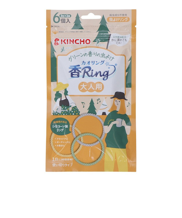 虫よけ カオリング(香Ring) 大人用 6個入り 24K408