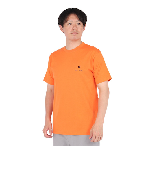 スノーピーク(snow peak)半袖Tシャツ CYL ORANGE SP-TS-25SU002 054