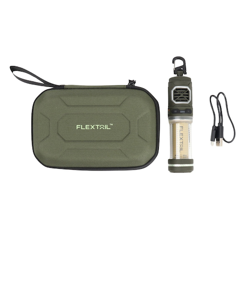フレックステール（FLEXTAIL）タイニーリペル S-2-in-1 ポータブル蚊よけ器 照明付き カーキ