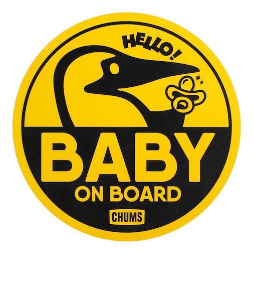 チャムス（CHUMS）ベビーオンボードマグネット ステッカー ワッペン CH62-2139-0000